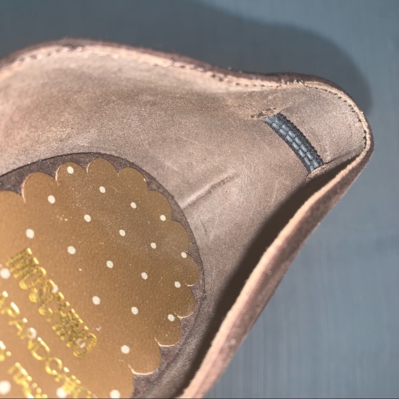 Flawless Moschino Brown Suede Round Toe Heel 39 - Picture 9 of 12